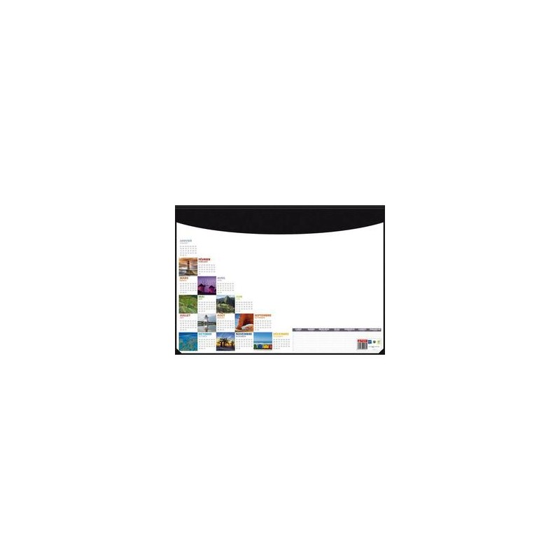 CBG Socle sous-mains en pvc noir avec recharge mosaique perpétuel - format : 40,5 x 5 cm CBG Socle sous-mains en pvc noir avec recharge mosaique perpétuel - format : 40,5 x 5 cm