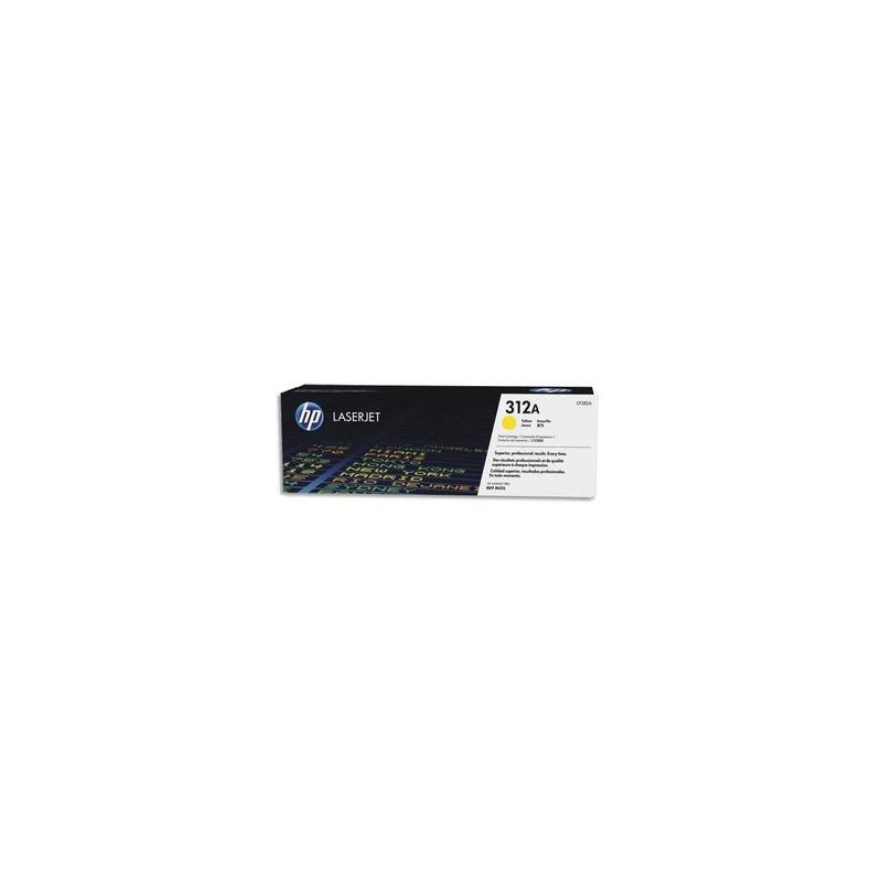HP Cartouche laser jaune CF382A HP Cartouche laser jaune CF382A