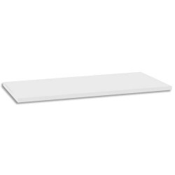 GAUTIER Top bois crédence Sunday - Dimensions : L160 x H2 x P46 cm coloris Blanc