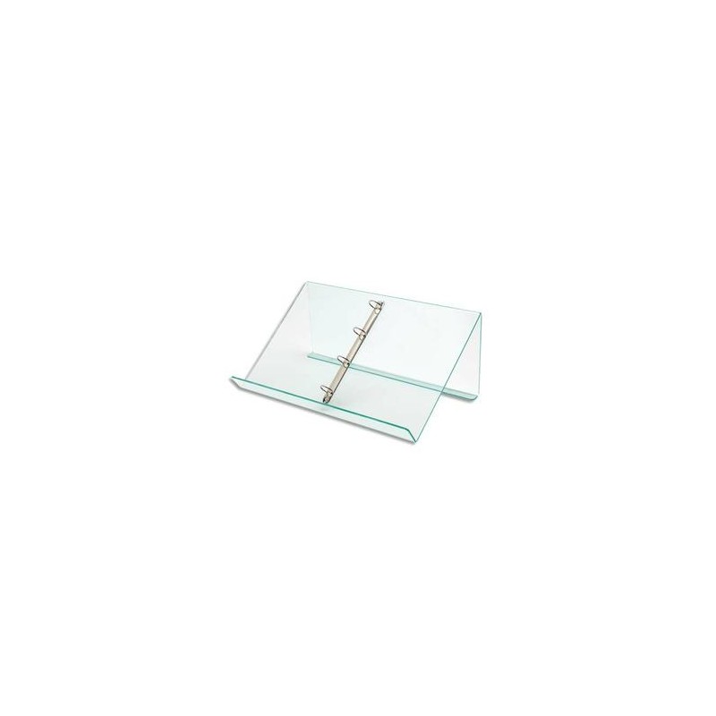DEFLECTO Pupitre de table avec anneaux amovibles - Dimensions : L50 x H11,5 x P3,5 cm transparent DEFLECTO Pupitre de table avec anneaux amovibles - Dimensions : L50 x H11,5 x P3,5 cm transparent