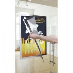 DURABLE Poster Duraframe pour format A1 58,3 x 83 cm - Dimensions L88,6 x H63,9 x P0,3 cm coloris argent