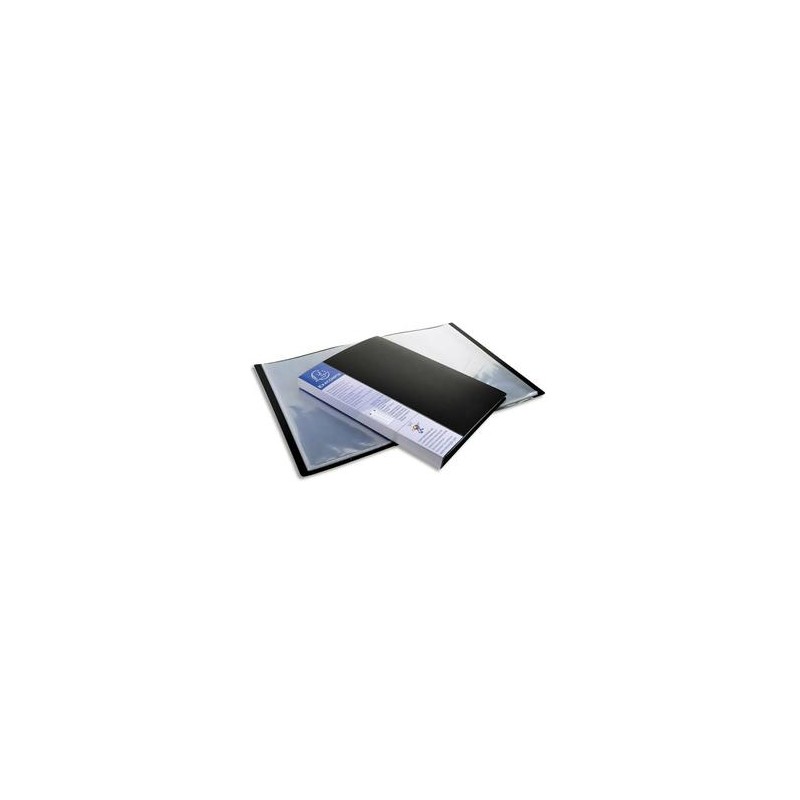 EXACOMPTA Protège-documents UPLINE en polypropylène opaque. 60 vues, 30 pochettes. Coloris noir. EXACOMPTA Protège-documents UPLINE en polypropylène opaque. 60 vues, 30 pochettes. Coloris noir.