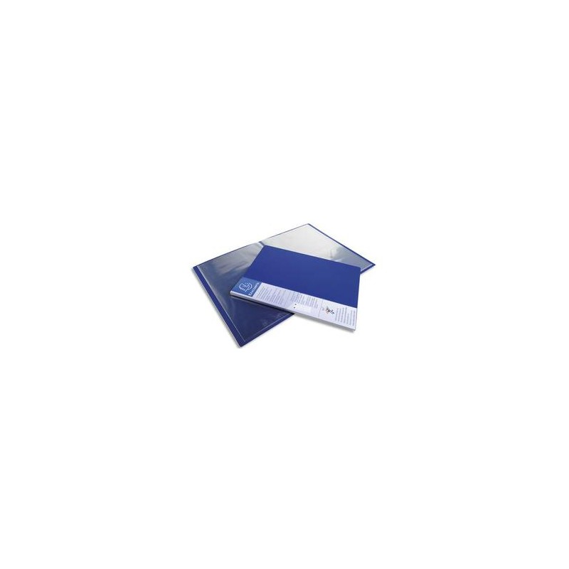 EXACOMPTA Protège-documents UPLINE en polypropylène opaque. 60 vues, 30 pochettes. Coloris bleu. EXACOMPTA Protège-documents UPLINE en polypropylène opaque. 60 vues, 30 pochettes. Coloris bleu.