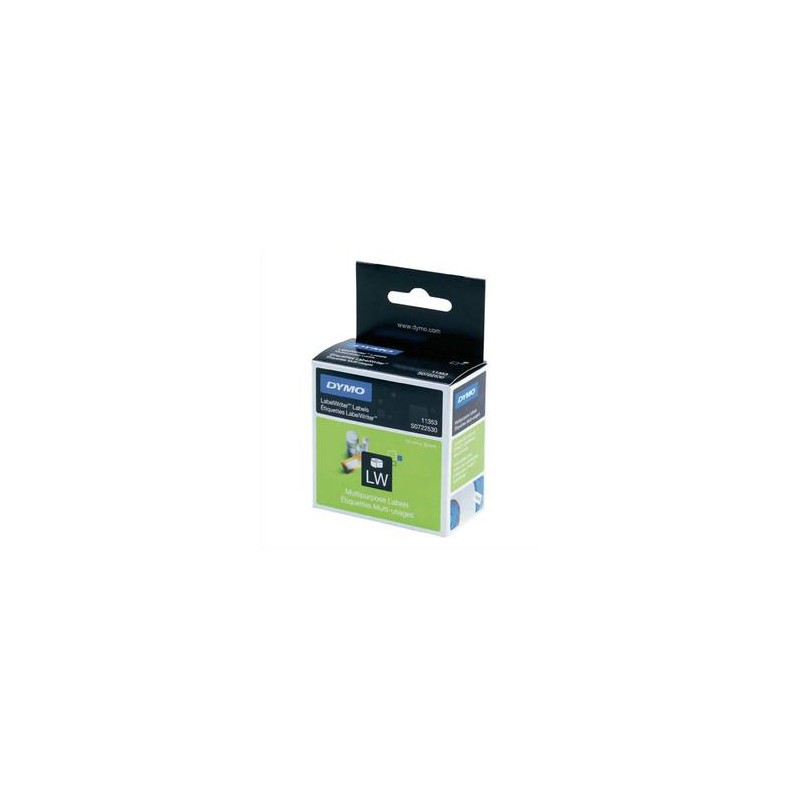 DYMO Rouleau de 1000 étiquettes multiusages adhésif décollable 25x13mm S0722530 DYMO Rouleau de 1000 étiquettes multiusages adhésif décollable 25x13mm S0722530
