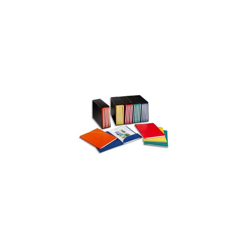 ELBA Conteneur noir + 5 chemises coloris assortis carton rigide Alpina. Dos 1,5cm. ELBA Conteneur noir + 5 chemises coloris assortis carton rigide Alpina. Dos 1,5cm.