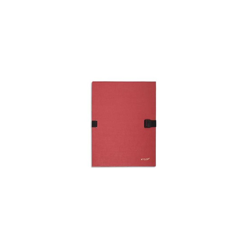 EXACOMPTA Chemise extensible, recouverte de papier contrecollé rouge EXACOMPTA Chemise extensible, recouverte de papier contrecollé rouge