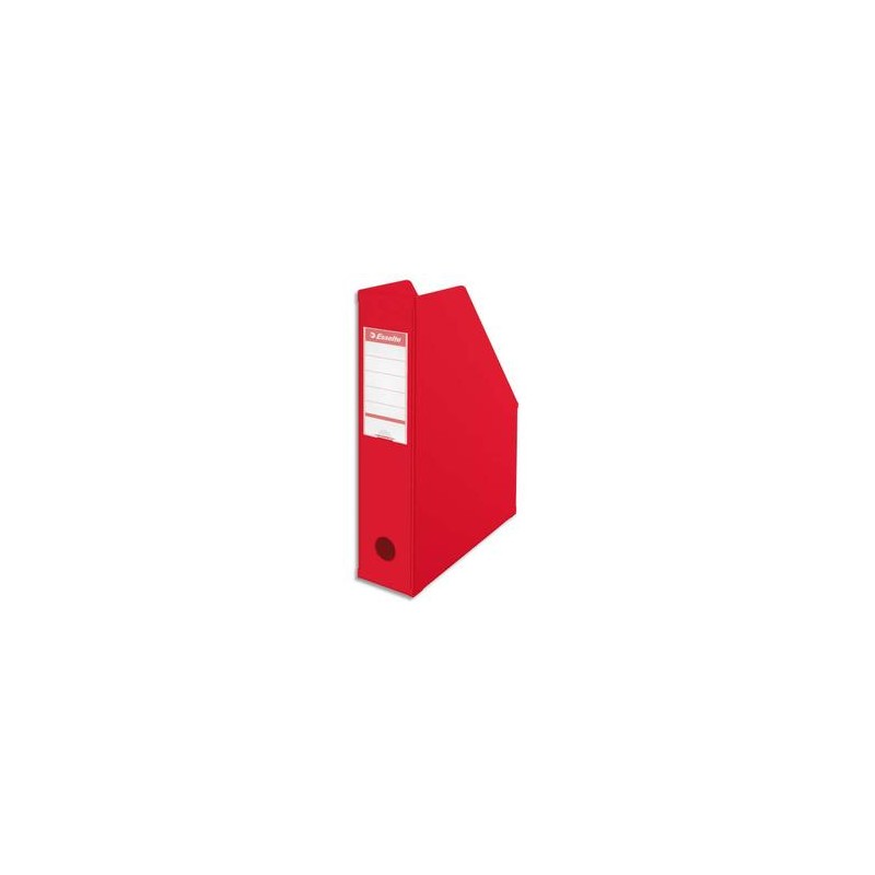 ESSELTE Porte-revues en PVC soudé , dos de 10 cm, rouge ESSELTE Porte-revues en PVC soudé , dos de 10 cm, rouge