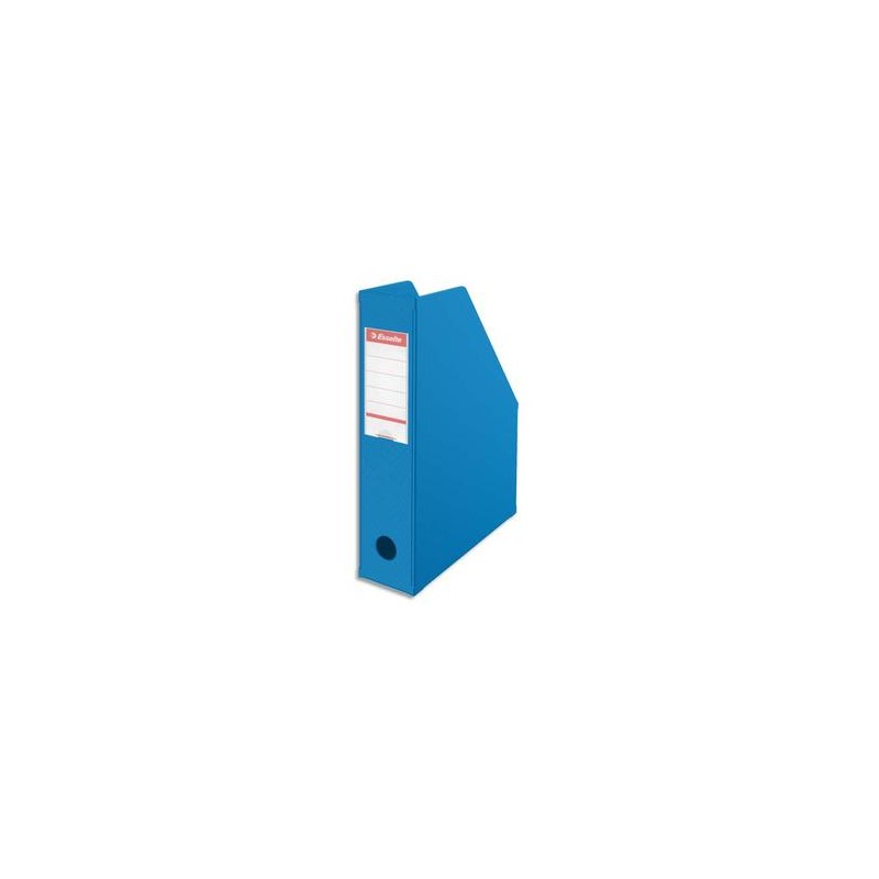 ESSELTE Porte-revues en PVC soudé , dos de 10 cm, bleu ESSELTE Porte-revues en PVC soudé , dos de 10 cm, bleu