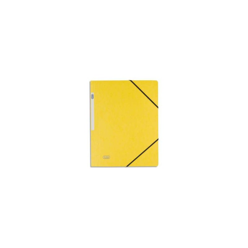 ELBA Chemise simple à élastique Topfile , en carte lustrée 5/10e jaune ELBA Chemise simple à élastique Topfile , en carte lustrée 5/10e jaune