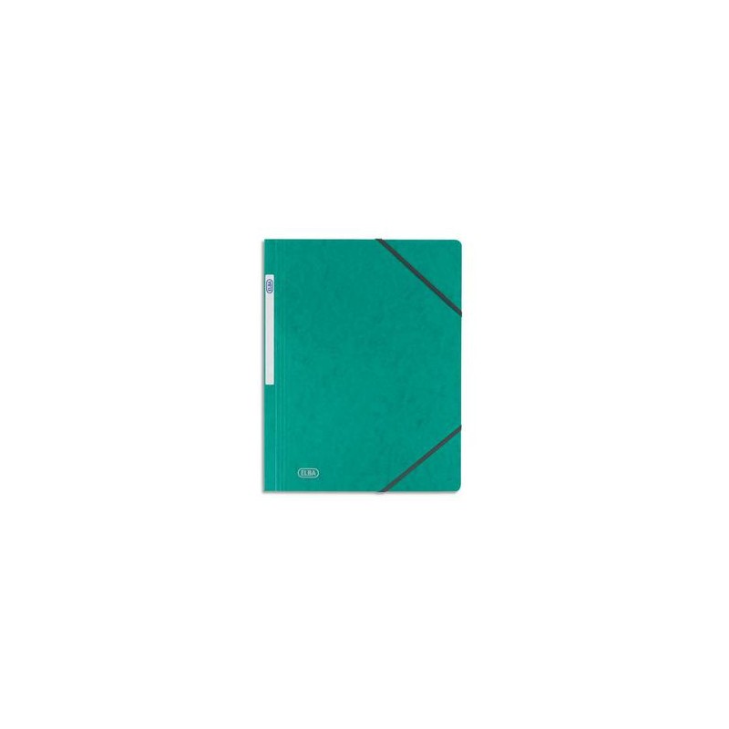 ELBA Chemise simple à élastique Topfile , en carte lustrée 5/10e vert ELBA Chemise simple à élastique Topfile , en carte lustrée 5/10e vert