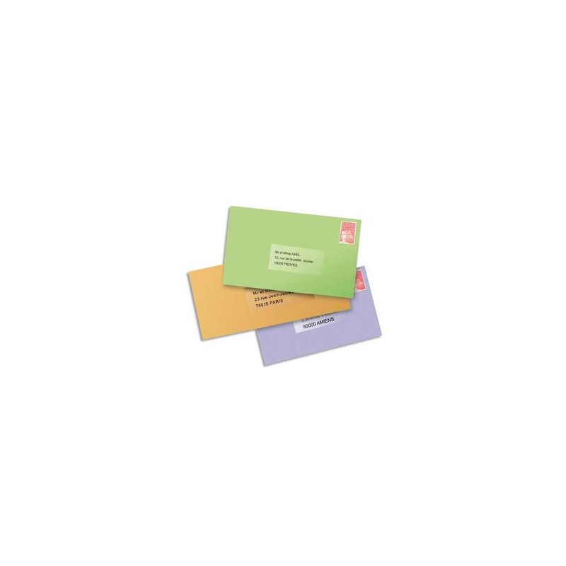 AVERY Pochette de 350 étiquettes jet d'encre invisible 99.1X38.1 J8563 AVERY Pochette de 350 étiquettes jet d'encre invisible 99.1X38.1 J8563