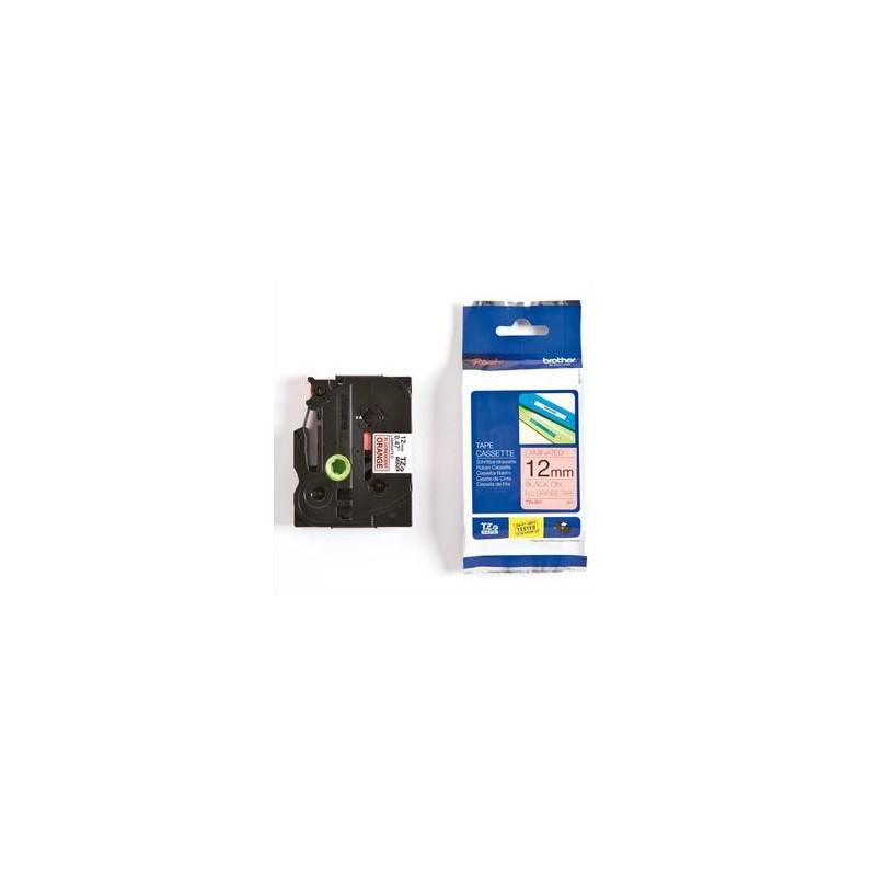 BROTHER Ruban pour PTOUCH laminé noir/orange fluo 12mmx8m TZEB31 BROTHER Ruban pour PTOUCH laminé noir/orange fluo 12mmx8m TZEB31