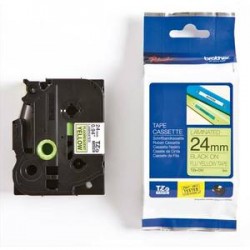 BROTHER Ruban pour PTOUCH laminé noir/jaune fluo 24mmx5m TZEC51