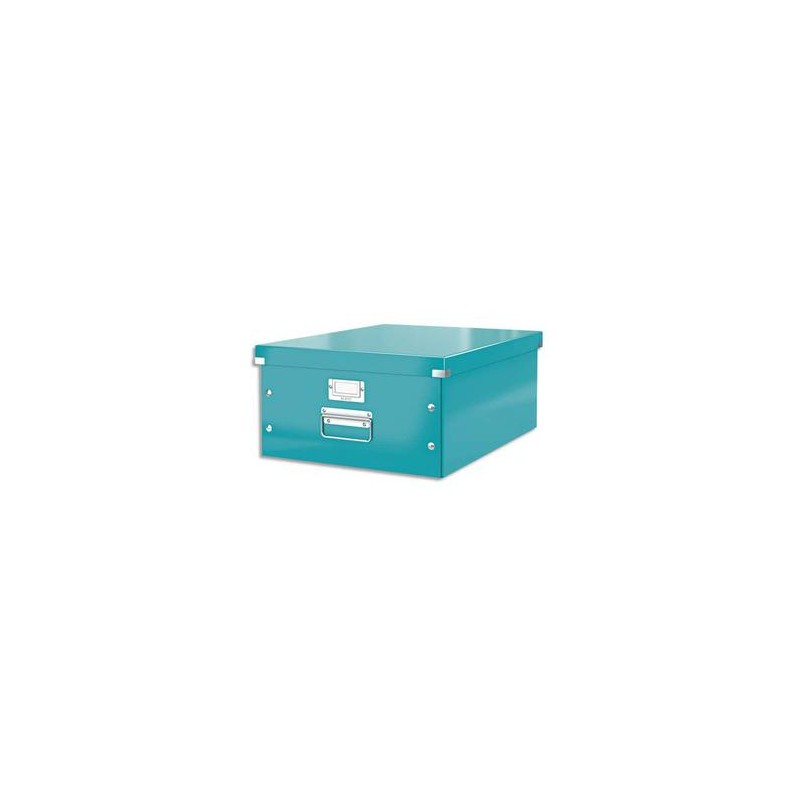 LEITZ Boîte CLICK&STORE L-Box. Format A3 - Dimensions : L36,9xH20xP48,2cm. Coloris menthe. LEITZ Boîte CLICK&STORE L-Box. Format A3 - Dimensions : L36,9xH20xP48,2cm. Coloris menthe.