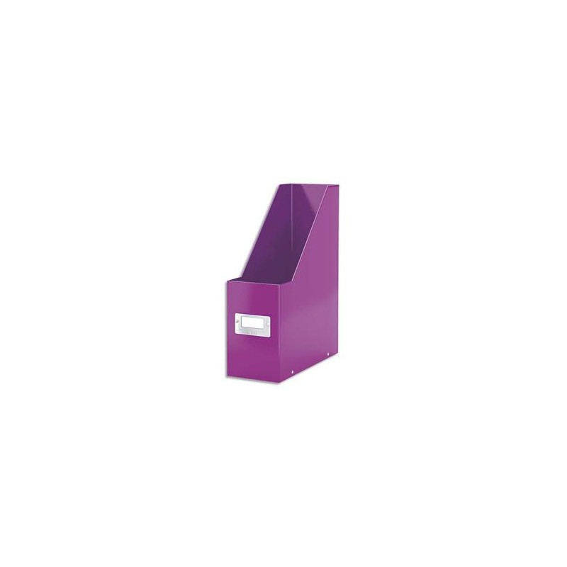 LEITZ Porte-revues Click&Store WOWen carton recouvert de polypropylène. Dos 10 cm. Coloris violet. LEITZ Porte-revues Click&Store WOWen carton recouvert de polypropylène. Dos 10 cm. Coloris violet.