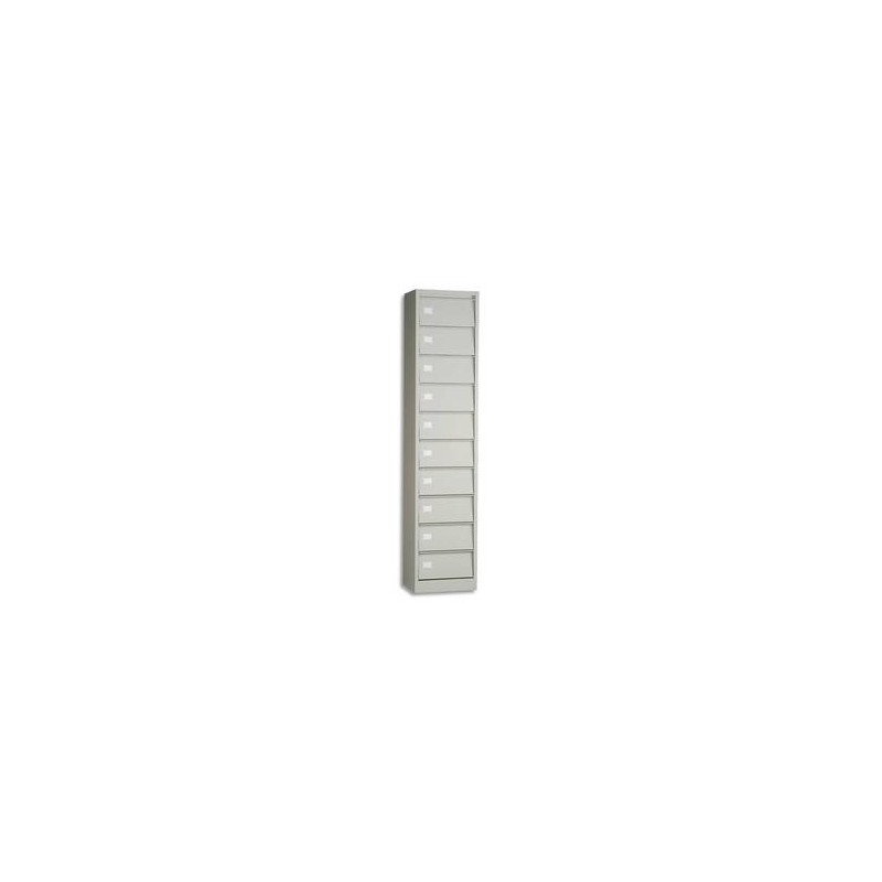 MT INTERNATIONAL Colonne à 10 clapets gris 383x283x158 MT INTERNATIONAL Colonne à 10 clapets gris 383x283x158