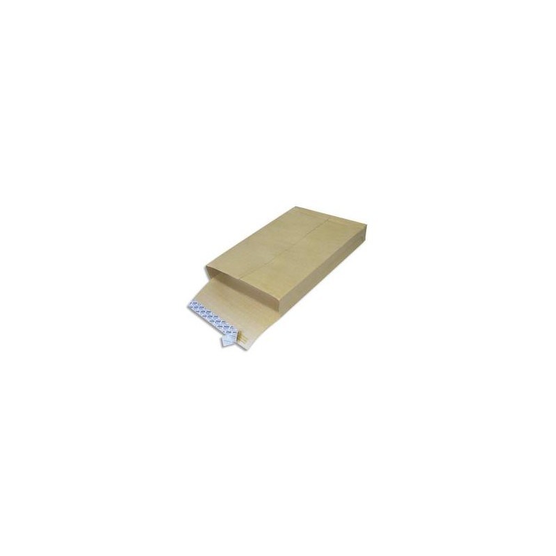 GPV Boite de 250 pochettes kraft armé blanches avec 3 soufflets format 24-260x330mm GPV Boite de 250 pochettes kraft armé blanches avec 3 soufflets format 24-260x330mm