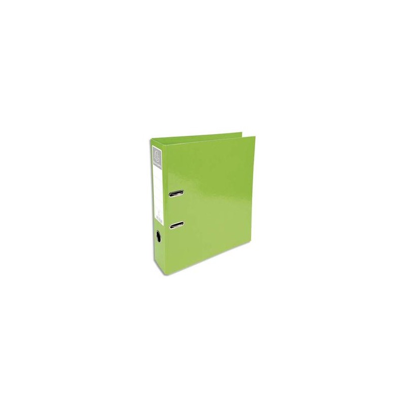EXACOMPTA Classeur à levier IDERAMA en carton pelliculé. Dos 7 cm. Format A4+. Coloris vert clair EXACOMPTA Classeur à levier IDERAMA en carton pelliculé. Dos 7 cm. Format A4+. Coloris vert clair
