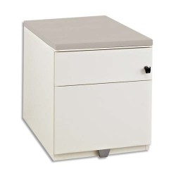 GAUTIER Top bois GRIS pour caisson hauteur bureau/rangement bas ou mi-hauteur/armoire SUNDAY 42x2x80cm