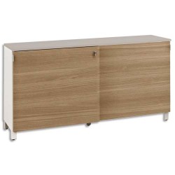GAUTIER Top bois GRIS pour credence L160cm SUNDAY 160x2x45cm
