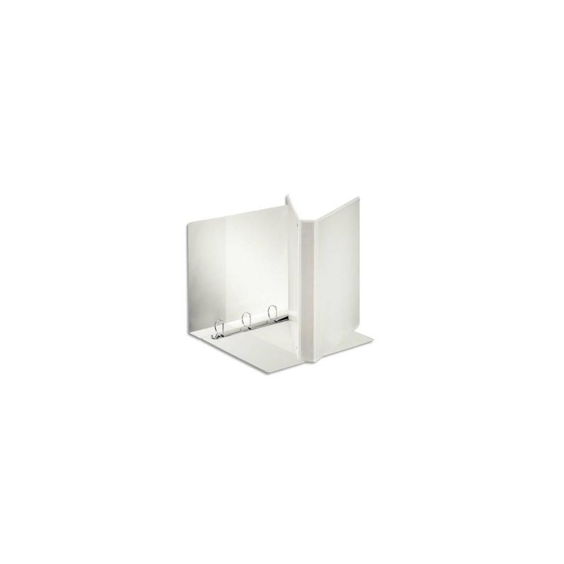 ESSELTE Classeur à couverture personnalisable sur trois faces PP blanc - dos de 4 cm ESSELTE Classeur à couverture personnalisable sur trois faces PP blanc - dos de 4 cm