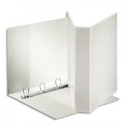 ESSELTE Classeur à couverture personnalisable sur trois faces PP blanc - dos de 7,5 cm