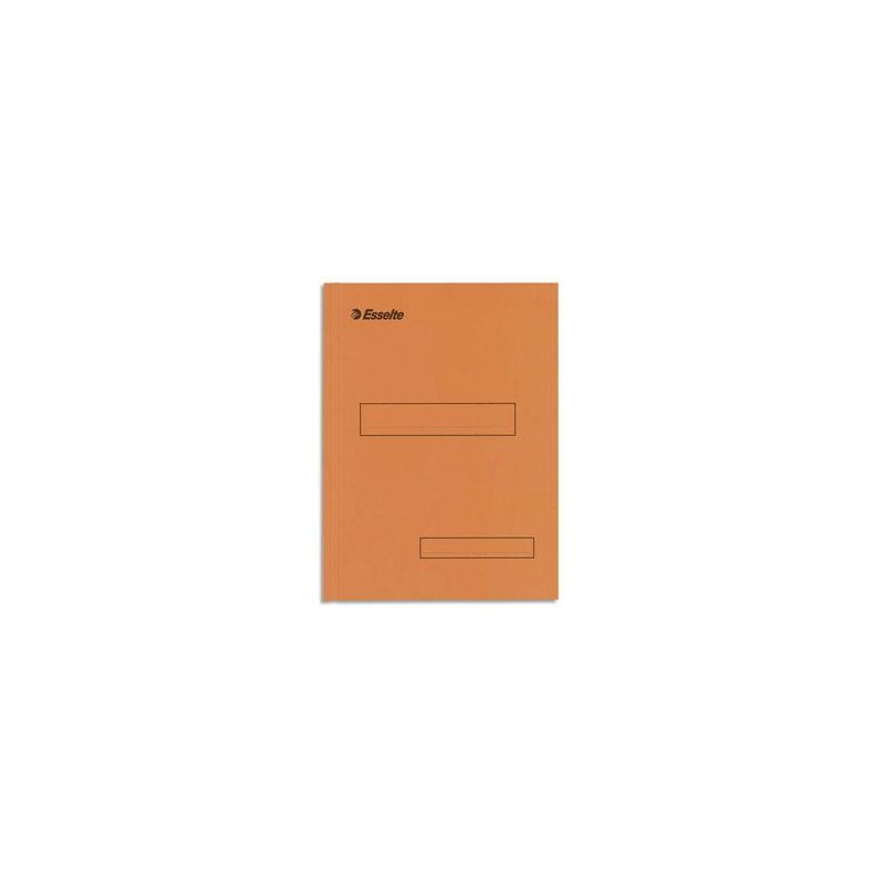 ESSELTE Boîte de 100 sous-dossiers 160g à 2 rabats orange Scor , pour dossiers armoire et tiroir ESSELTE Boîte de 100 sous-dossiers 160g à 2 rabats orange Scor , pour dossiers armoire et tiroir