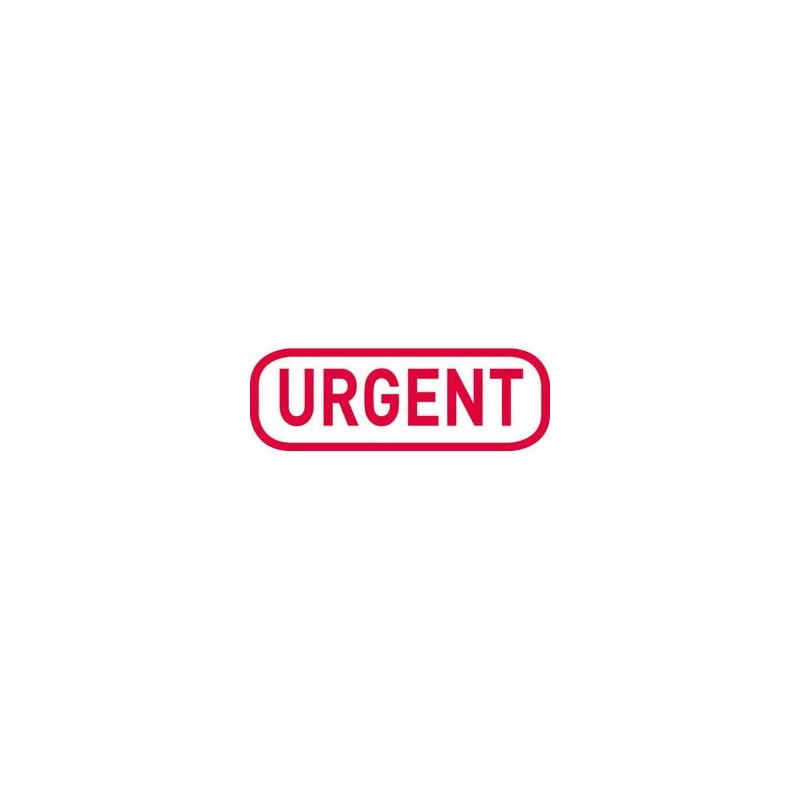 TRODAT X-Print "URGENT" 4912 rouge climatiquement neutre - encrage rouge TRODAT X-Print "URGENT" 4912 rouge climatiquement neutre - encrage rouge