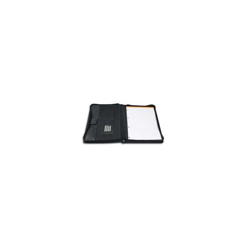 EXACOMPTA Porte documents conférencier Exawallet noir, polypropylène 20/10e recyclé bloc ligné+calculette EXACOMPTA Porte documents conférencier Exawallet noir, polypropylène 20/10e recyclé bloc ligné+calculette