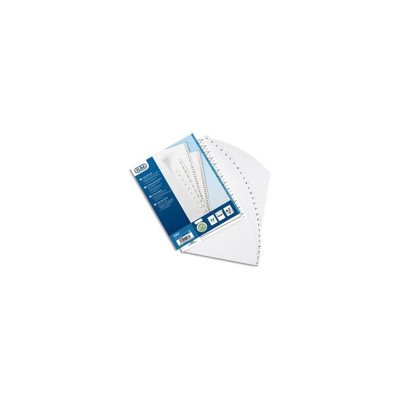 ELBA Répertoire numérique 26 positions maxi format pour pochettes, en PVC 19/100e ELBA Répertoire numérique 26 positions maxi format pour pochettes, en PVC 19/100e