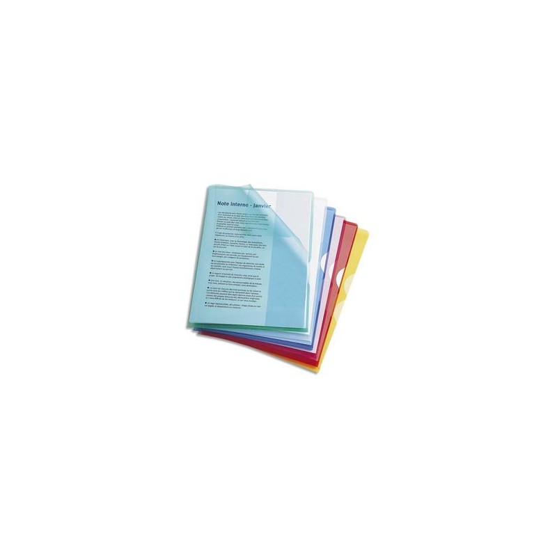 ELBA Boîte de 50 Pochettes-coin Fard'Or coloris assortis en PVC 13,5/100e ELBA Boîte de 50 Pochettes-coin Fard'Or coloris assortis en PVC 13,5/100e