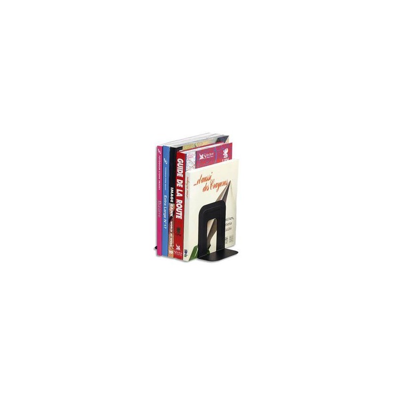AVERY Jeu de 2 serre-livres métal 14 x 20 cm noir AVERY Jeu de 2 serre-livres métal 14 x 20 cm noir