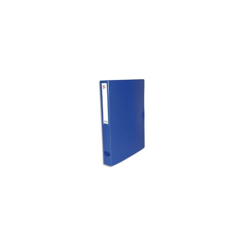 5 ETOILES Boîte de classement dos de 4 cm, en polypropylène 78/10e bleu 5 ETOILES Boîte de classement dos de 4 cm, en polypropylène 78/10e bleu