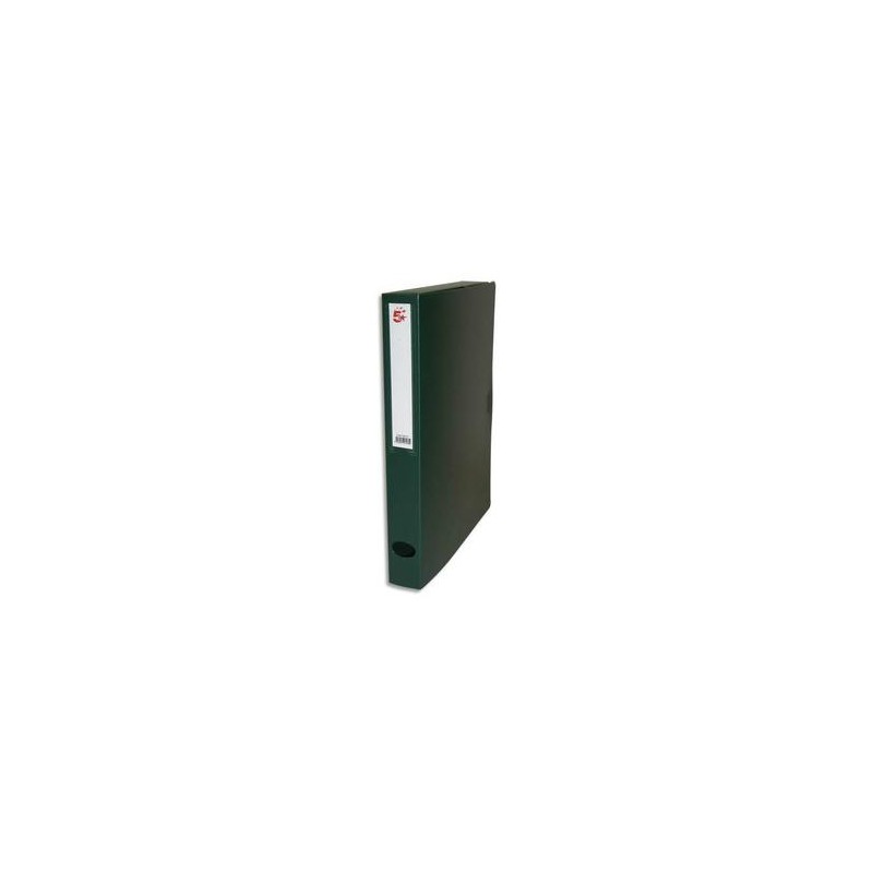 5 ETOILES Boîte de classement dos de 4 cm, en polypropylène 7/10e vert 5 ETOILES Boîte de classement dos de 4 cm, en polypropylène 7/10e vert