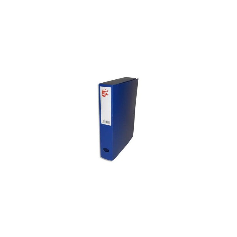 5 ETOILES Boîte de classement dos de 6 cm, en polypropylène 7/10e bleu 5 ETOILES Boîte de classement dos de 6 cm, en polypropylène 7/10e bleu