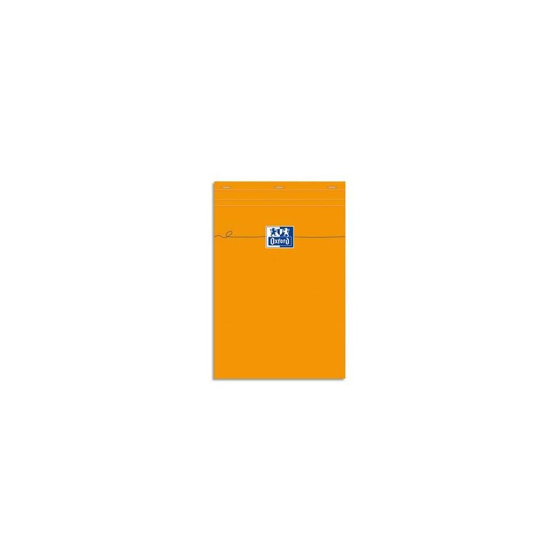 OXFORD Bloc de direction agrafé en tête 160 pages 80g unies 21x29,7 Couverture orange OXFORD Bloc de direction agrafé en tête 160 pages 80g unies 21x29,7 Couverture orange