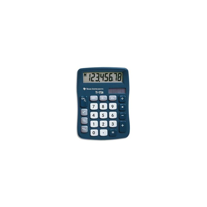 TEXAS INSTRUMENTS Calculatrice de poche 8 chiffres TI 1726 TEXAS INSTRUMENTS Calculatrice de poche 8 chiffres TI 1726