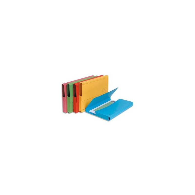 EXACOMPTA Paquet 10 chemises à poche FOREVER en carte recyclée 290g. Coloris assortis vifs EXACOMPTA Paquet 10 chemises à poche FOREVER en carte recyclée 290g. Coloris assortis vifs