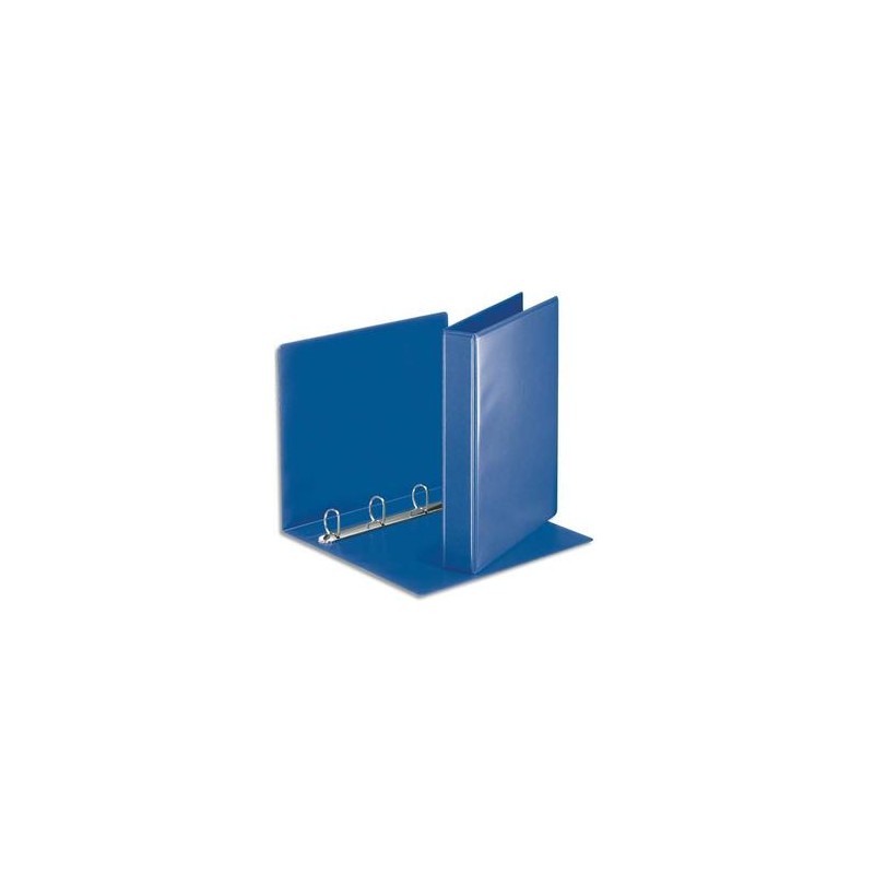 ESSELTE Classeur à couverture personnalisable sur deux faces en PVC bleu - dos de 5 cm ESSELTE Classeur à couverture personnalisable sur deux faces en PVC bleu - dos de 5 cm