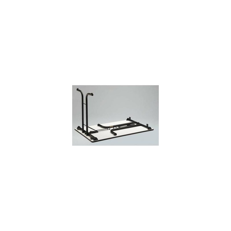 SODEMATUB Table polyvalente pliante rectangulaire 120 x 70 cm gris/gris SODEMATUB Table polyvalente pliante rectangulaire 120 x 70 cm gris/gris