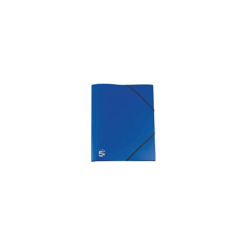 5 ETOILES Chemise 3 rabats et élastique en polypropylène 4/10e bleu marine. 5 ETOILES Chemise 3 rabats et élastique en polypropylène 4/10e bleu marine.