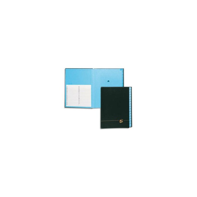 5 ETOILES Trieur alphabétique 25 compartiments, couverture rigide plastifiée en PVC 5 ETOILES Trieur alphabétique 25 compartiments, couverture rigide plastifiée en PVC