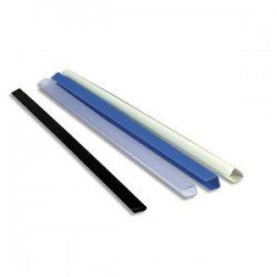 EXACOMPTA Boîte de 15 baguettes à relier SERODO 18 mm noir