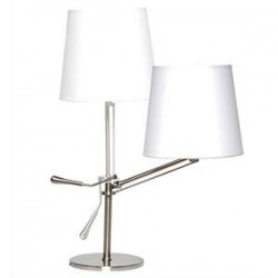 UNILUX Lampe abat-jour réglable en inclinaison. Led 12W E27,  20 000h, 68 lm/W Interr sur cordon Classe A