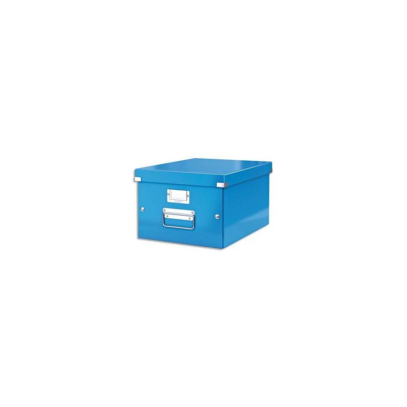 LEITZ Boîte CLICK&STORE M-Box. Format A4 - Dimensions : L281xH200xP369mm. Coloris bleu Wow. LEITZ Boîte CLICK&STORE M-Box. Format A4 - Dimensions : L281xH200xP369mm. Coloris bleu Wow.