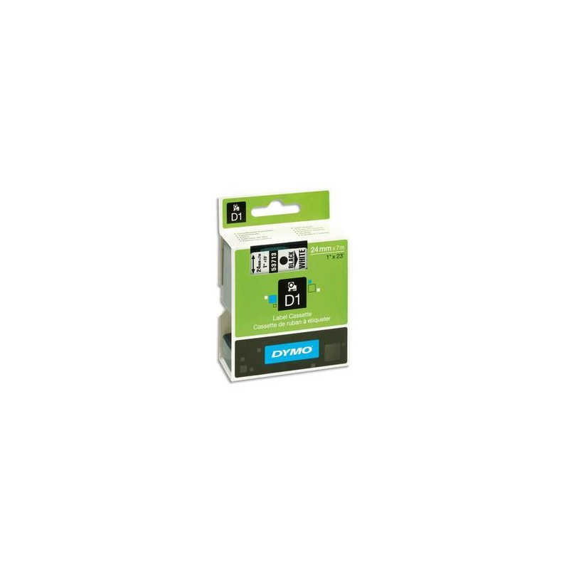DYMO Ruban D1 Noir/blanc 24mm x 7m pour LM300 DYMO Ruban D1 Noir/blanc 24mm x 7m pour LM300