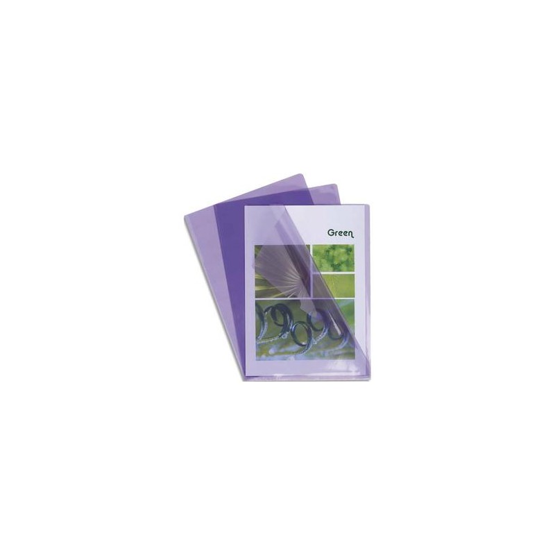 EXACOMPTA Boîte de 100 pochettes coin en PVC 14/100 ème. Coloris parme. EXACOMPTA Boîte de 100 pochettes coin en PVC 14/100 ème. Coloris parme.