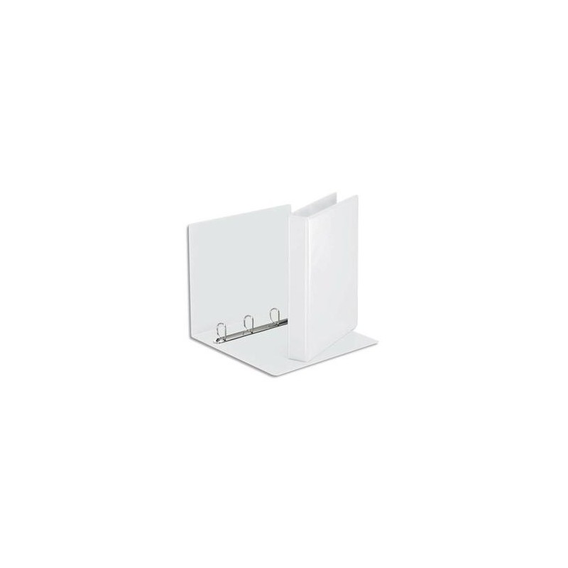 ESSELTE Classeur à couverture personnalisable sur deux faces en PVC blanc - dos de 5 cm