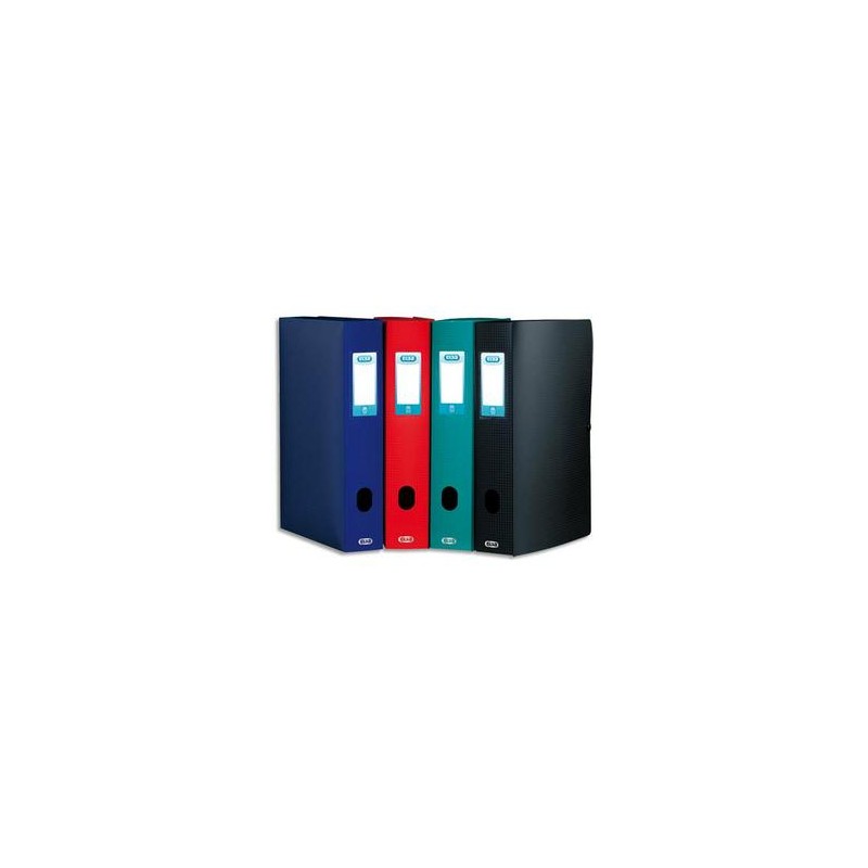 ELBA Boîte de classement Boxing Memphis , dos de 8 cm, en polypropylène 7/10e assortis classiques ELBA Boîte de classement Boxing Memphis , dos de 8 cm, en polypropylène 7/10e assortis classiques