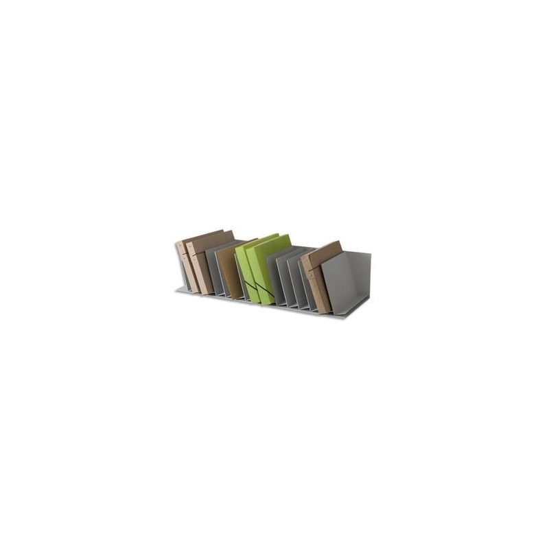 PAPERFLOW Trieurs 20 cases fixes inclinées pour documents A4 L111,5 x H20,6 x P31 cm, case L4,5 cm gris PAPERFLOW Trieurs 20 cases fixes inclinées pour documents A4 L111,5 x H20,6 x P31 cm, case L4,5 cm gris